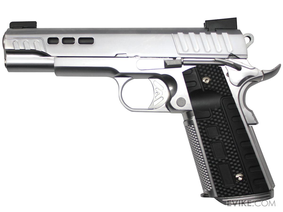 Ascend "KP Series" Full Metal 1911 Airsoft GBB Pistol (Color Silver