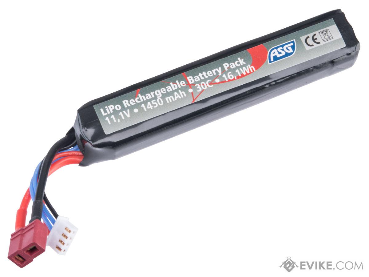 ASG 11.1V High Performance Stick Type LiPo Battery  (Configuration: 450mAh / 30C / Small Tamiya)