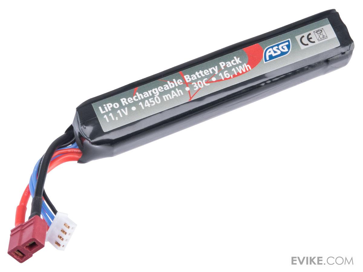 ASG 11.1V High Performance Stick Type LiPo Battery  (Configuration: 450mAh / 30C / Small Tamiya)