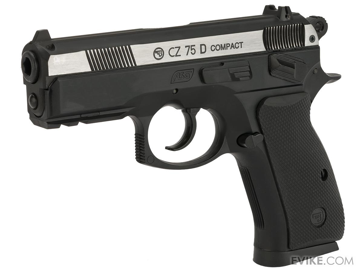 ASG CZ 75D Duty Non-Blowback Co2 4.5mm (.177 cal Air Gun) BB Pistol - Two Tone