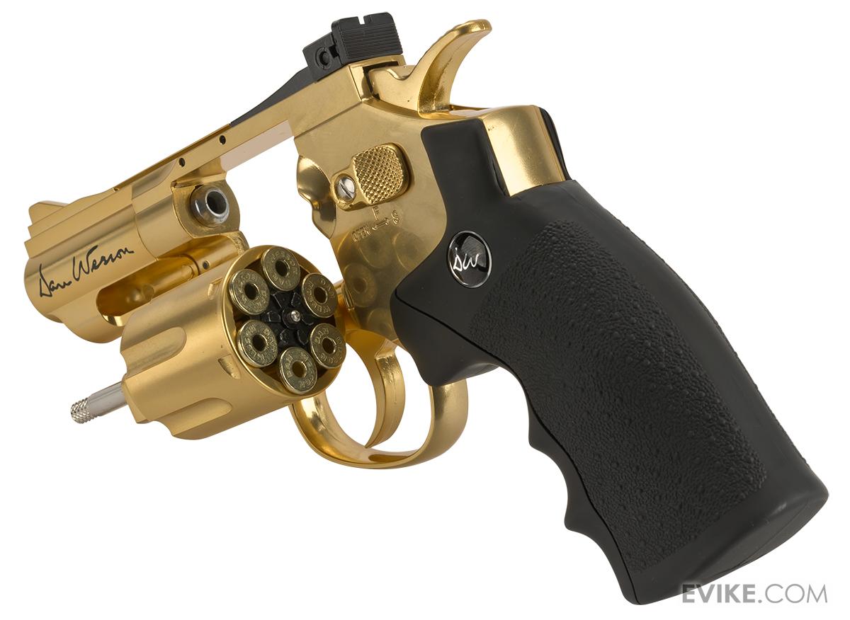 ASG Dan Wesson CO2 Powered 4.5mm Airgun Revolver (Color Gold / 2.5