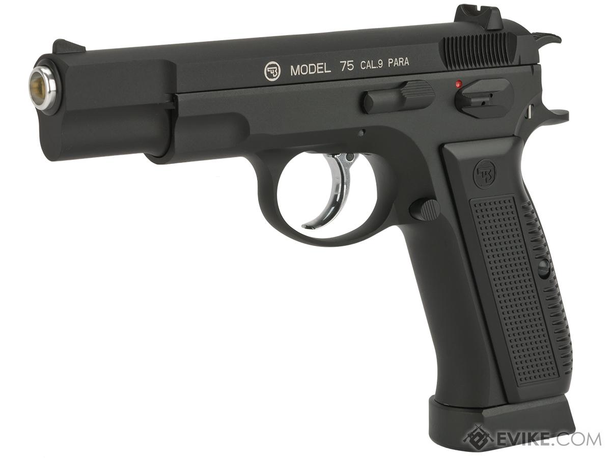 ASG CZ-75 CO2 Powered Blowback 4.5mm Air Pistol - Black (4.5mm Air Gun)