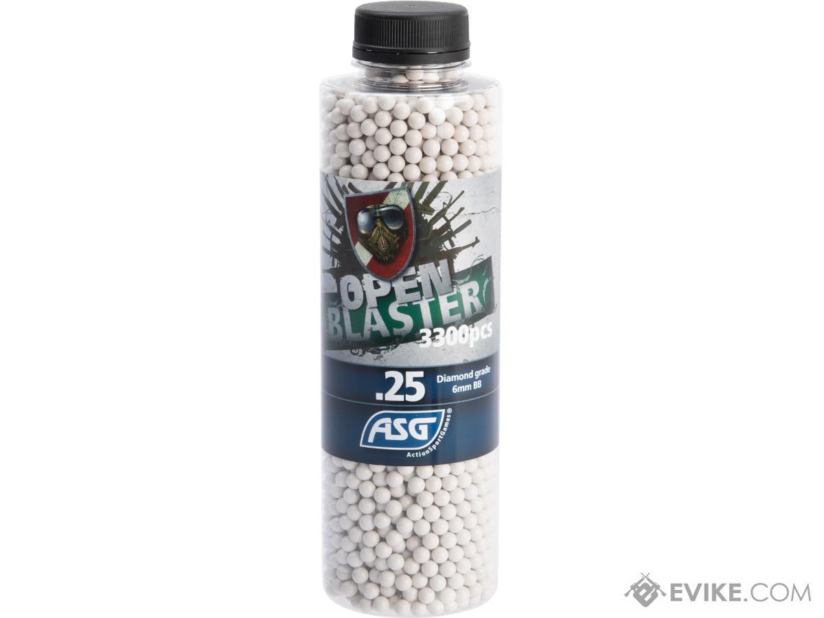 ASG Open Blaster 6mm Biodegradable Airsoft BBs (Weight: 0.25g / 3300 Rounds)
