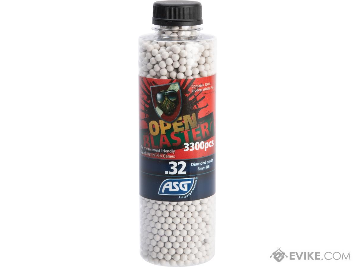 ASG Open Blaster 6mm Biodegradable Airsoft BBs (Weight: 0.32g / 3300 Rounds)