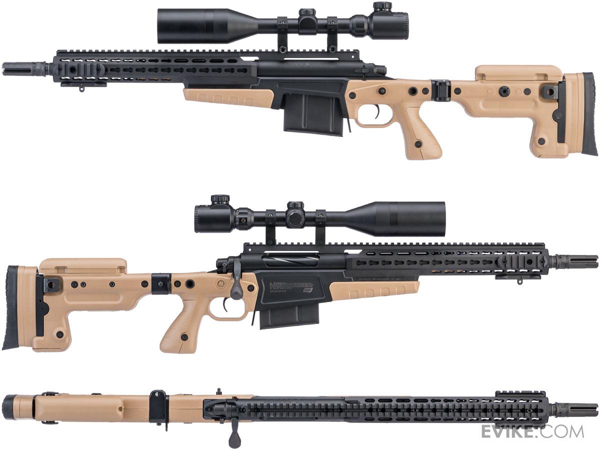 ASG Accuracy International Licensed MK13 Compact Airsoft Sniper Rifle w/ KeySLOT Chassis (Color