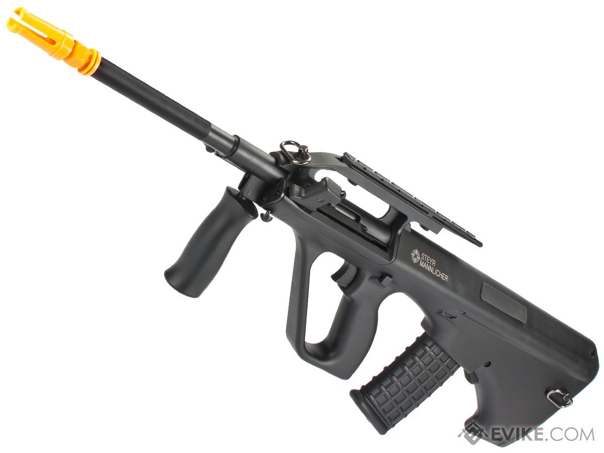 Evike.com Exclusive ASG Licensed Steyr AUG Airsoft AEG Rifle (Model: Civilian / Black)