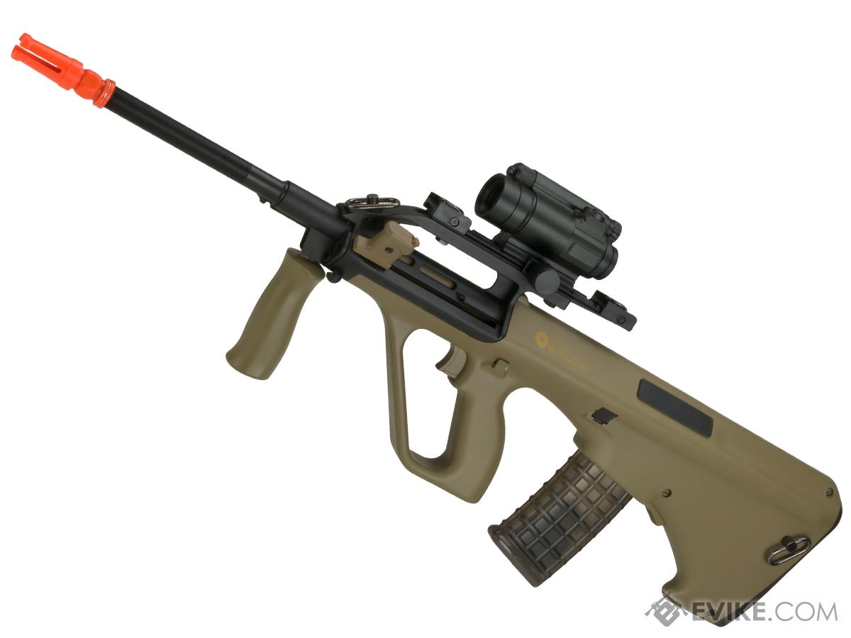 Pre-Order ETA July 2024 Evike.com Exclusive ASG Licensed Steyr AUG Airsoft AEG Rifle (Model: Civilian / Tan)