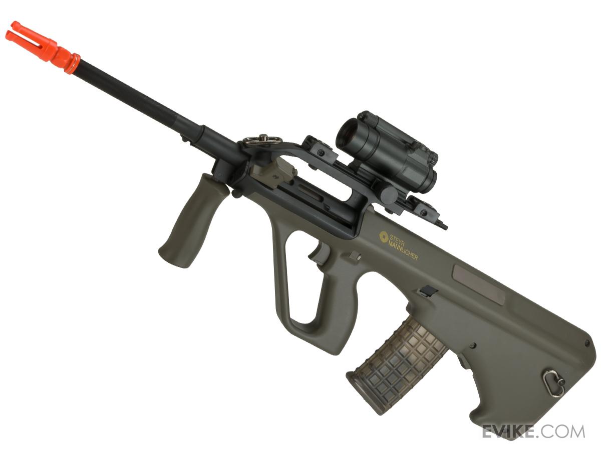 Pre-Order ETA July 2024 Evike.com Exclusive ASG Licensed Steyr AUG Airsoft AEG Rifle (Model: Civilian / OD Green)