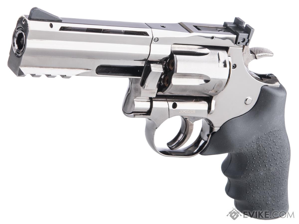 ASG Dan Wesson 715 CO2 Powered 4.5mm Airgun Revolver (Color: Steel Grey / 4 / BB Gun)