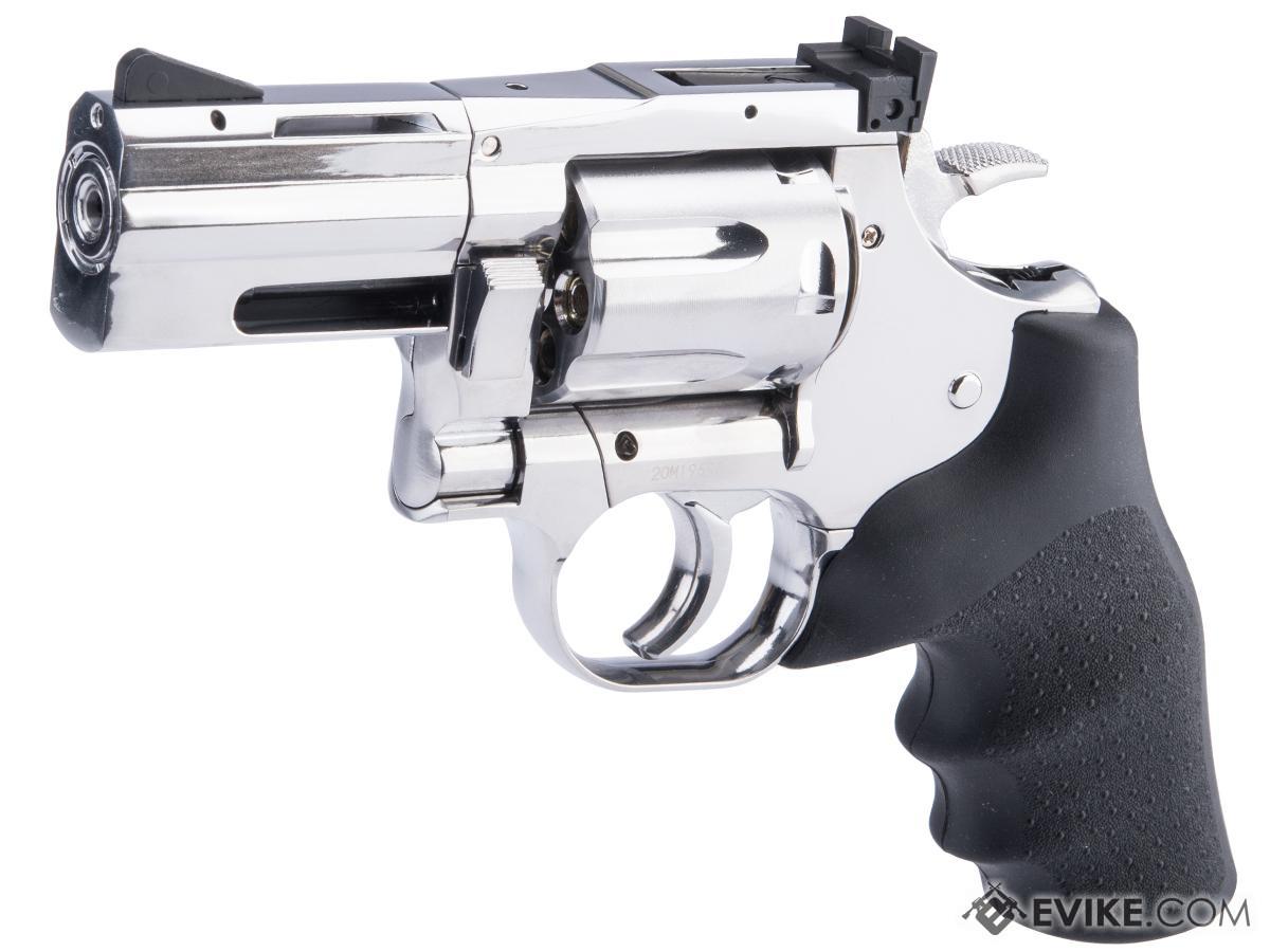 ASG Dan Wesson 715 CO2 Powered 4.5mm Airgun Revolver (Color: Silver / 2.5 Snub Nose / Pellet Gun)