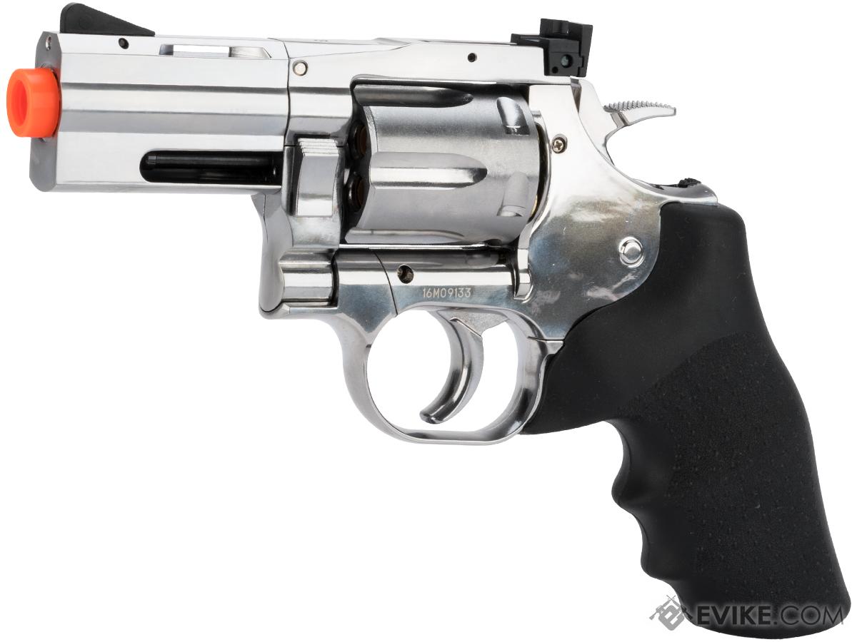 WG CO2 Full Metal High Power Airsoft 6mm Magnum Gas Revolver (Length: 6 /  Silver), Airsoft Guns, Gas Airsoft Pistols -  Airsoft Superstore