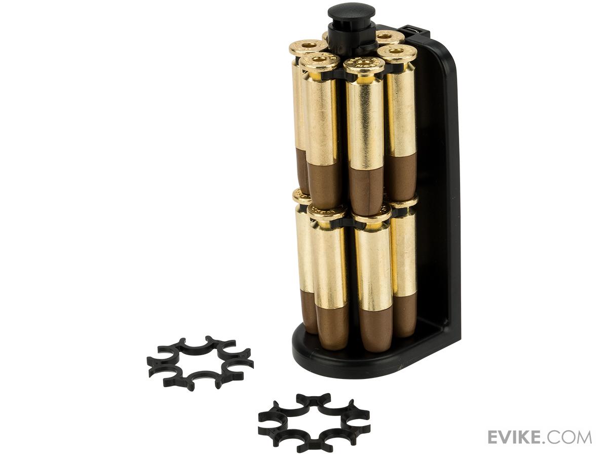 ASG Moon Clip Set with 12 Revolver Cartridges for Dan Wesson 715 Airsoft Revolvers with Loader Caddy