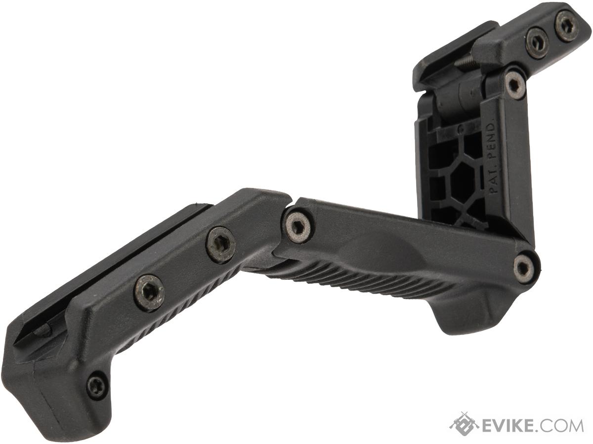 HERA Arms HFGA Adjustable Grip Polymer Angled Grip (Color: Black)