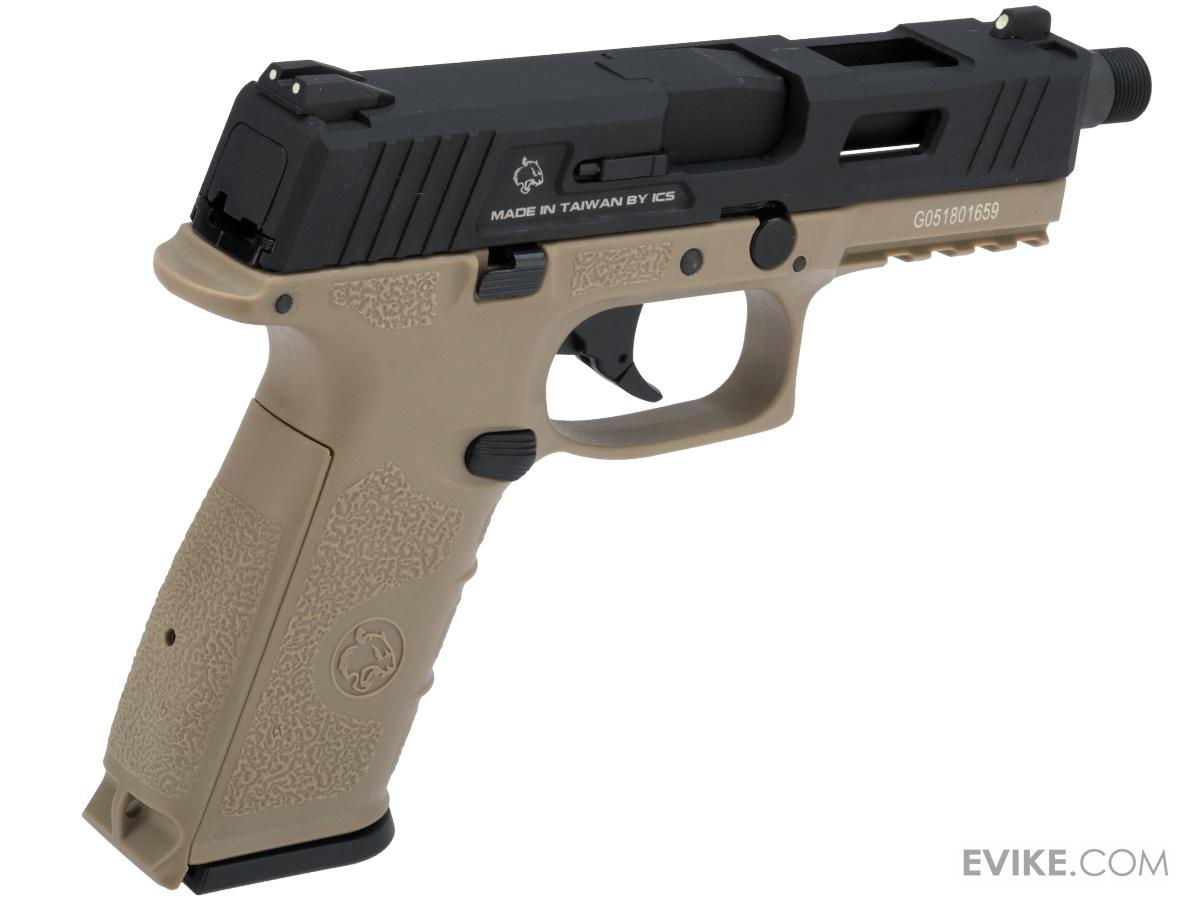 ICS BLEXFG Ambidextrous Airsoft Gas Blowback Pistol (Color Black