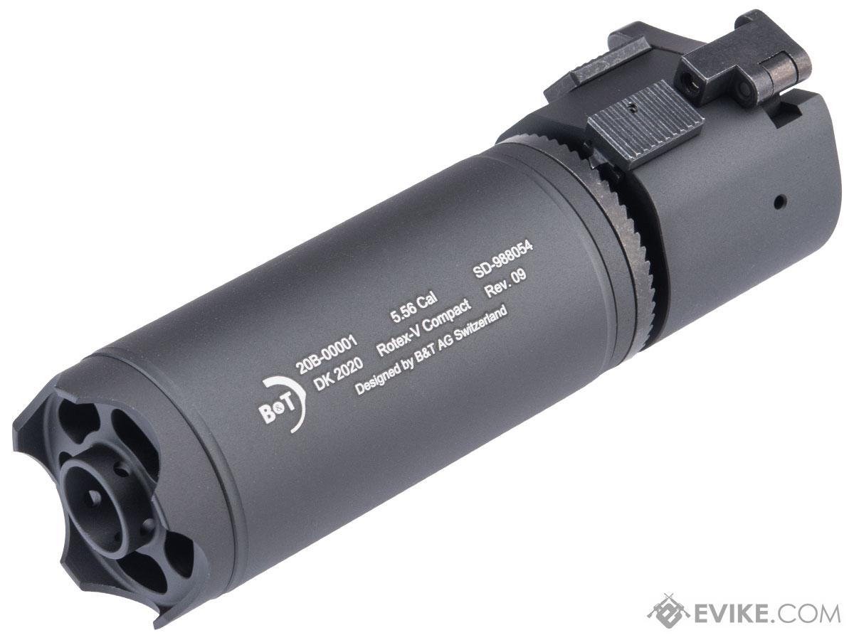 ASG B&T Licensed Rotex-V QD Mock Suppressor (Color: Black ASG B&T Licensed Rotex-V QD Mock Suppressor (Color: Black