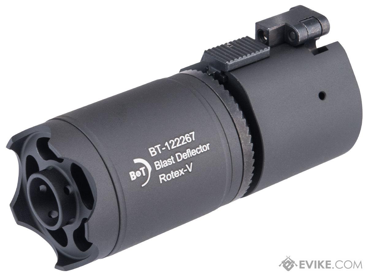 ASG B&T Licensed Rotex-V QD Mock Blast Deflector (Color: Black)