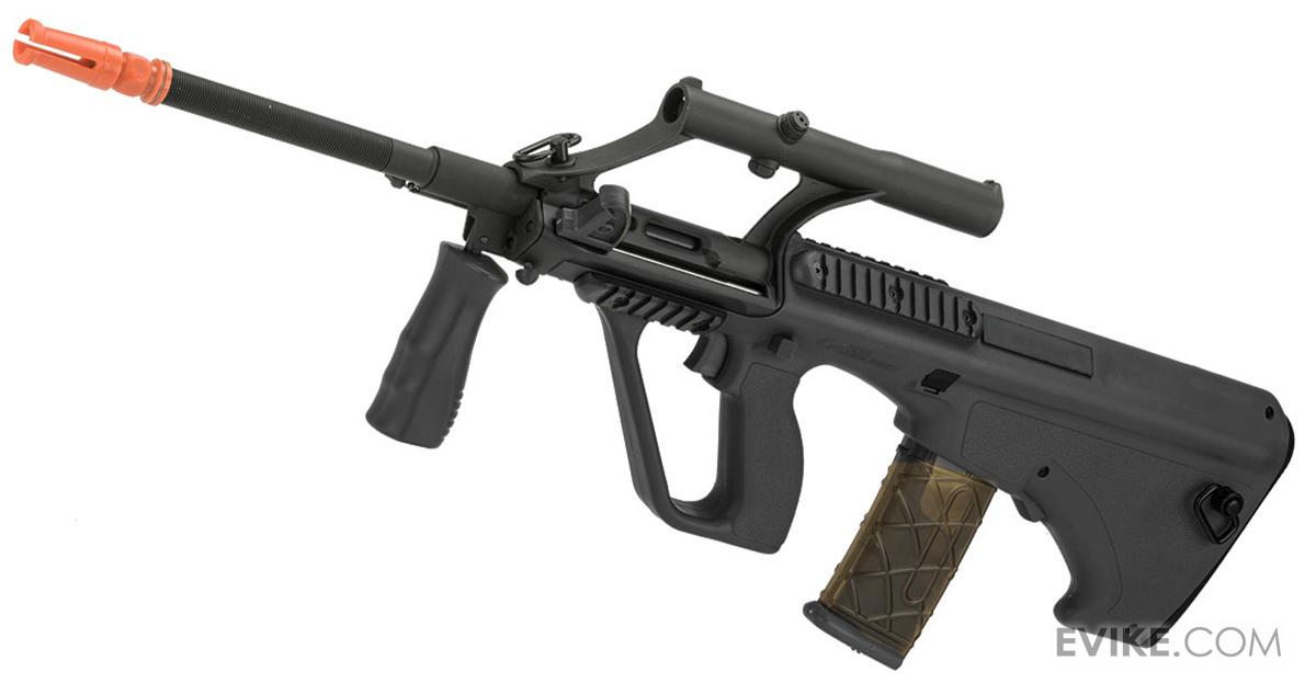 ASG Proline Licensed Steyr AUG A1 Airsoft AEG Rifle w/ Military Style Scope (Color Black