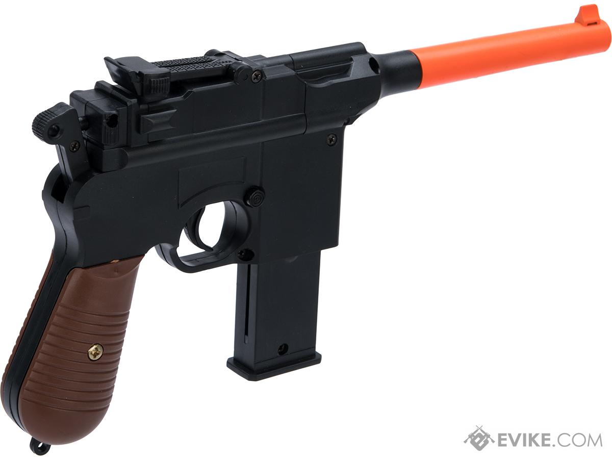 Mauser Broom Handle German WWII Airsoft Spring Pistol, Airsoft Guns