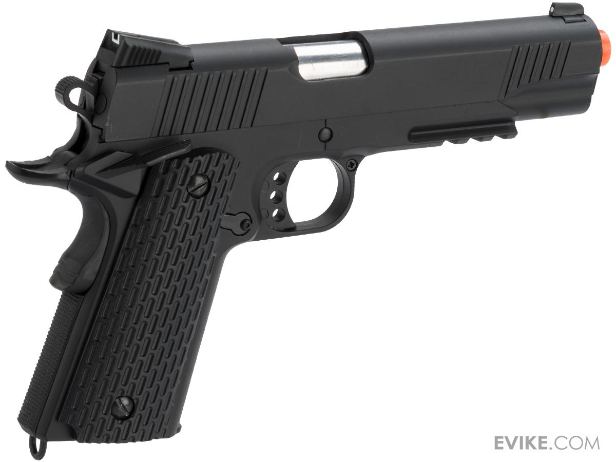 DE M291 Full Metal 1911 Full Size Airsoft Spring Pistol, Airsoft Guns