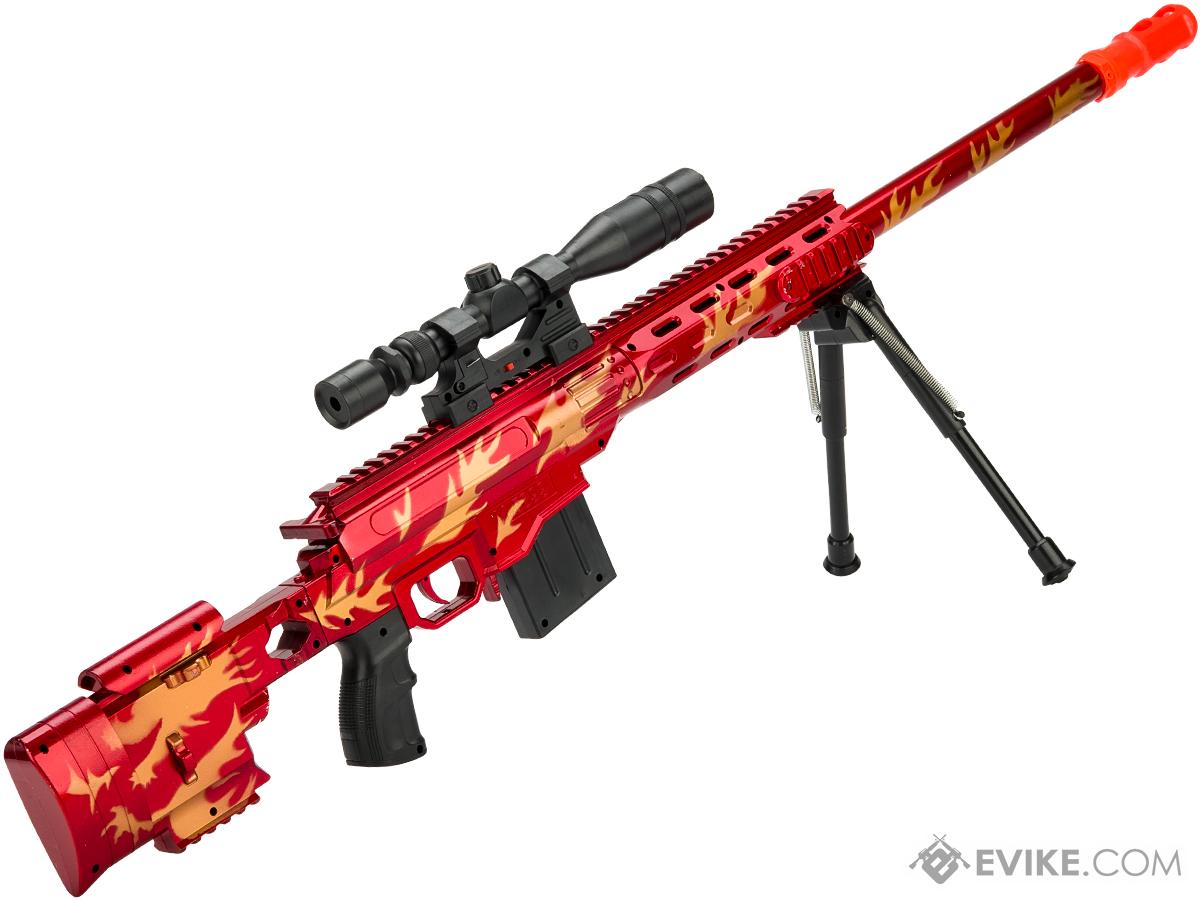59 1 Red Dragon Spring Powered Airsoft Sniper Rifle With Mock Scope And Bipod Airsoft Guns Air Spring Rifles Evike Com Airsoft Superstore