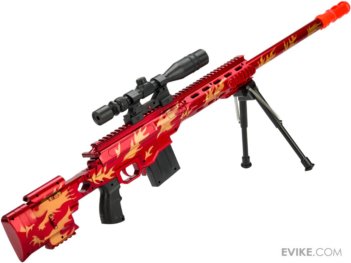 59 1 Red Dragon Spring Powered Airsoft Sniper Rifle With Mock Scope And Bipod Airsoft Guns Air Spring Rifles Evike Com Airsoft Superstore