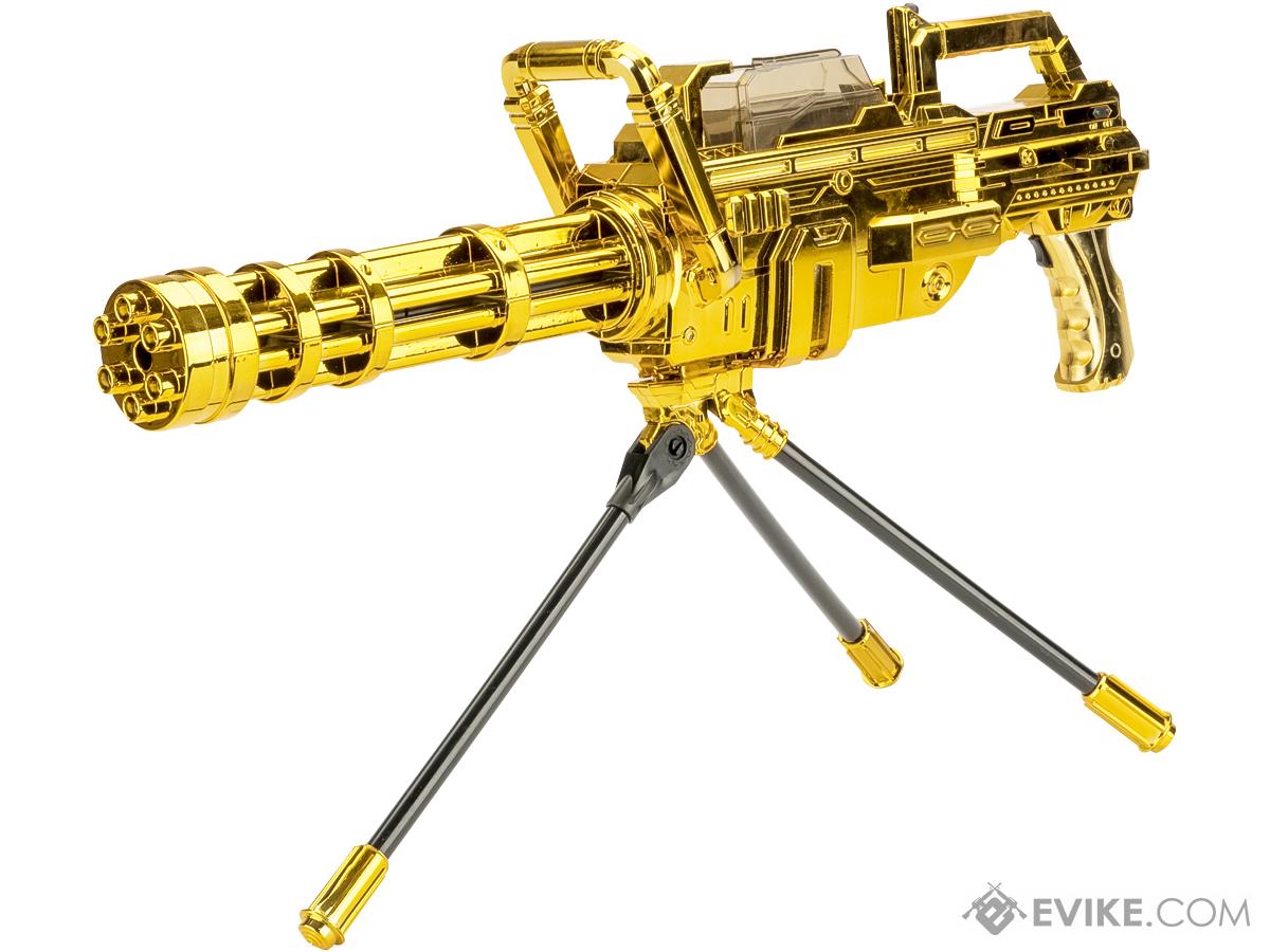 Battle Blaster Max Power Fully Automatic Water Gel Ball Blaster Mini-Gun (Color: Gold)