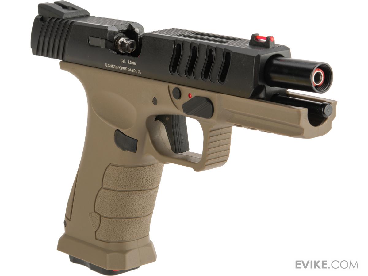 APS Shark Full Automatic SelectFire CO2 Gas Blowback .177 / 4.5mm Air