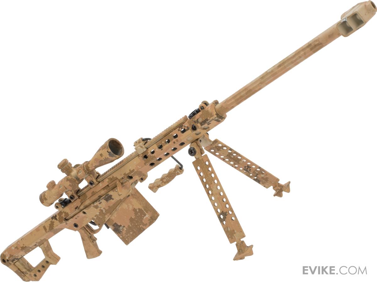 Die-Cast Metal 1:4 Scale Model Gun (Type: M82 Digital Desert)