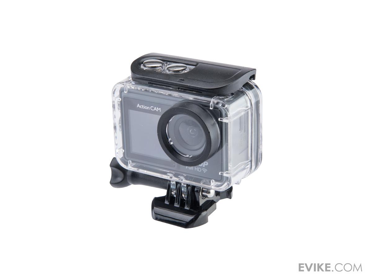 Ausek 1080P 30 FPS Ip68 Mini Waterproof Dual Screen Action Camera w/ Wifi