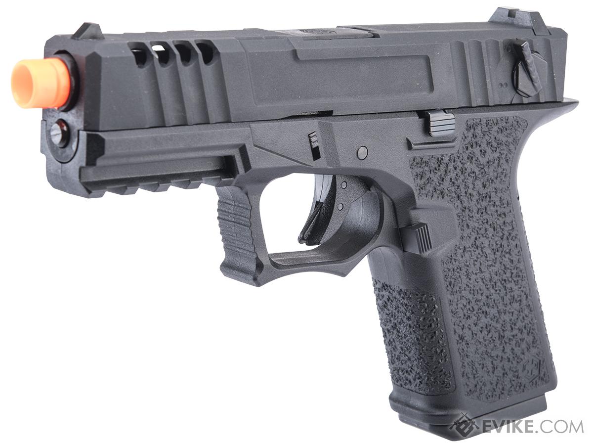 AW Custom VX8 Compact Series Select Fire Gas Blowback Airsoft Pistol (Model: Z80 / Black)