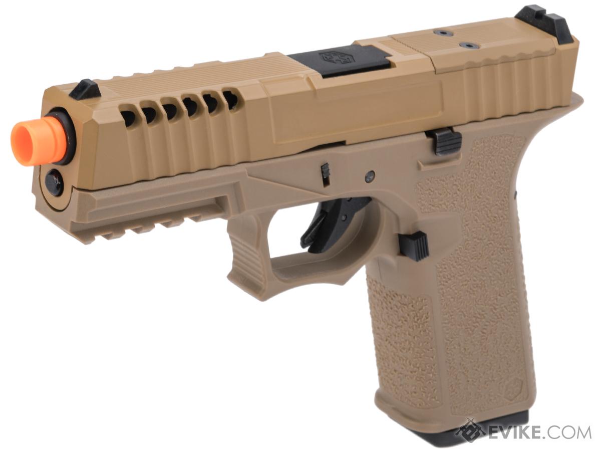 AW Custom VX7 Series Gas Blowback Airsoft Pistol (Model: Z80 - Optic Ready / Green Gas / FDE)