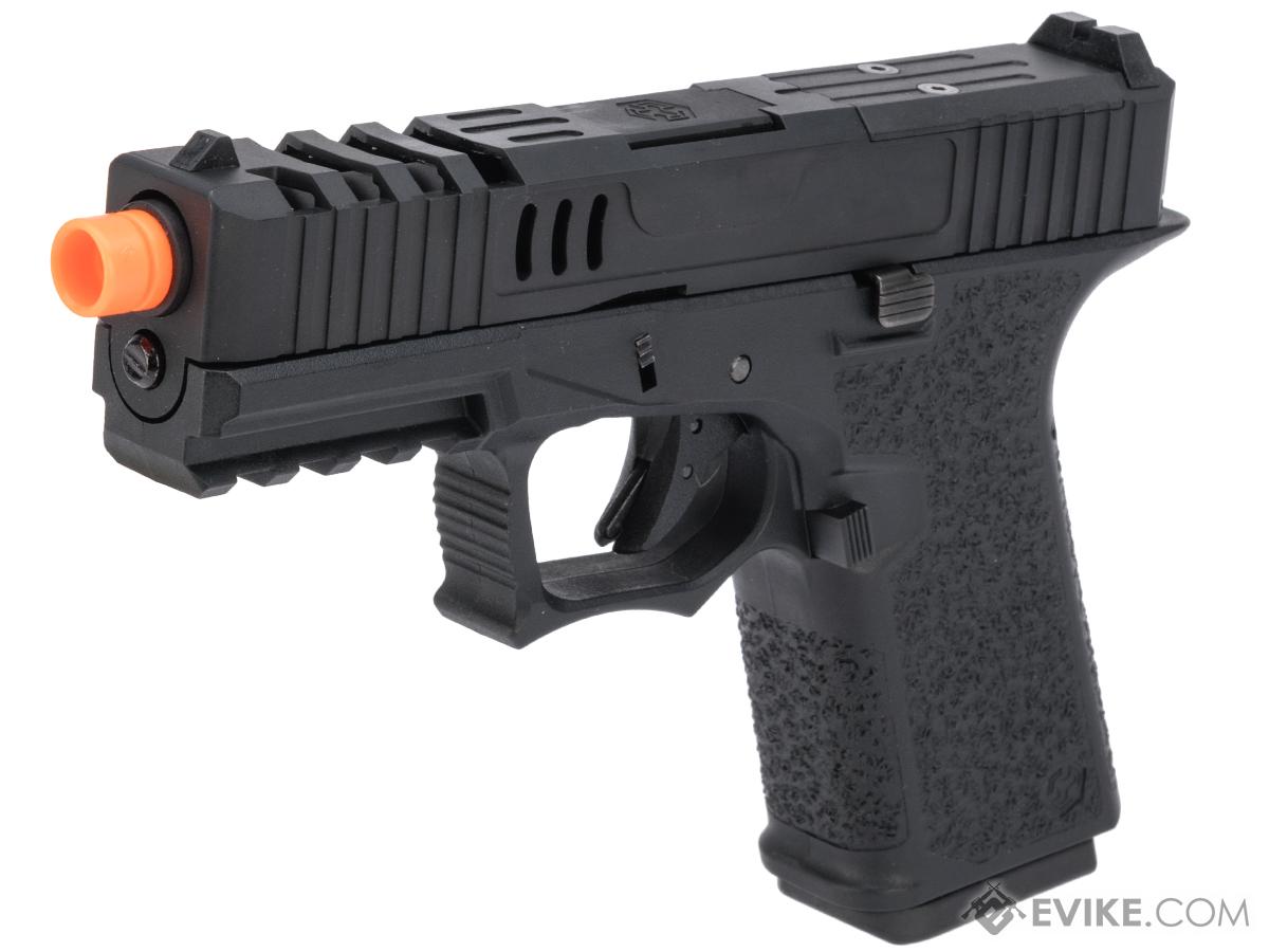 AW Custom VX9 Compact Series Gas Blowback Airsoft Pistol (Model: X80 - Optic Ready / Black)