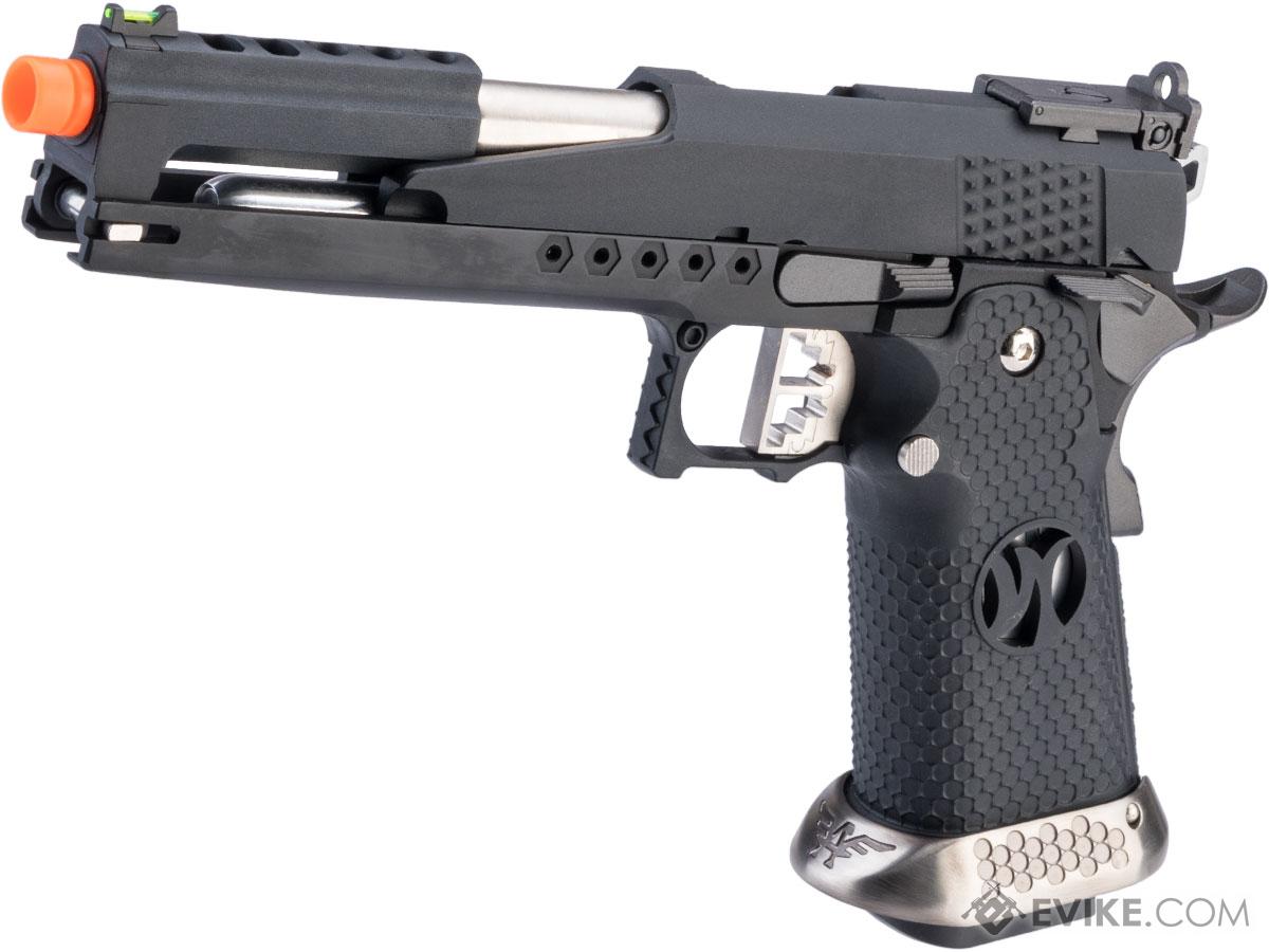 AW Custom HX22 Hi-Capa Gold Standard IPSC Full Auto Select Fire GBB Pistol (Color: Black)