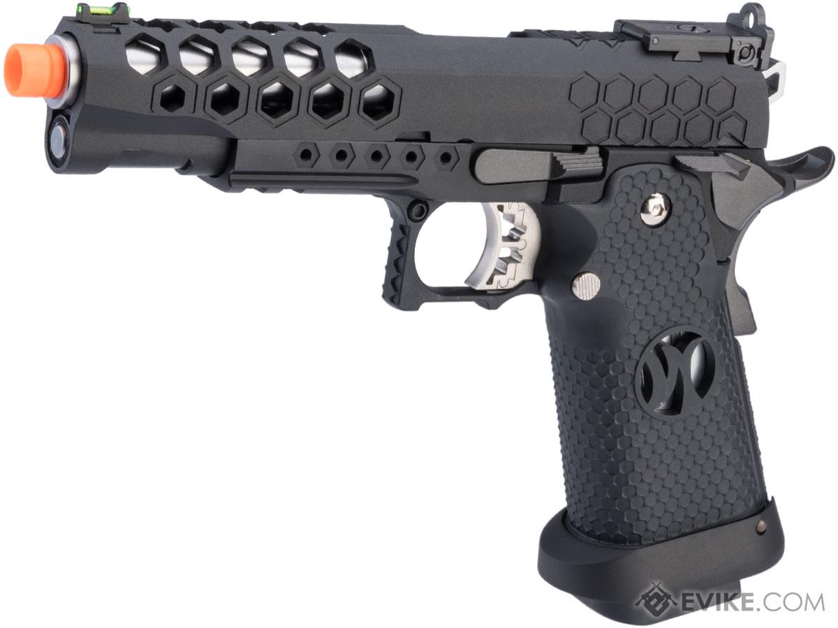 AW Custom HX25 Hi-Capa Competition Ready Full Auto Select Fire GBB Pistol (Color: Black)