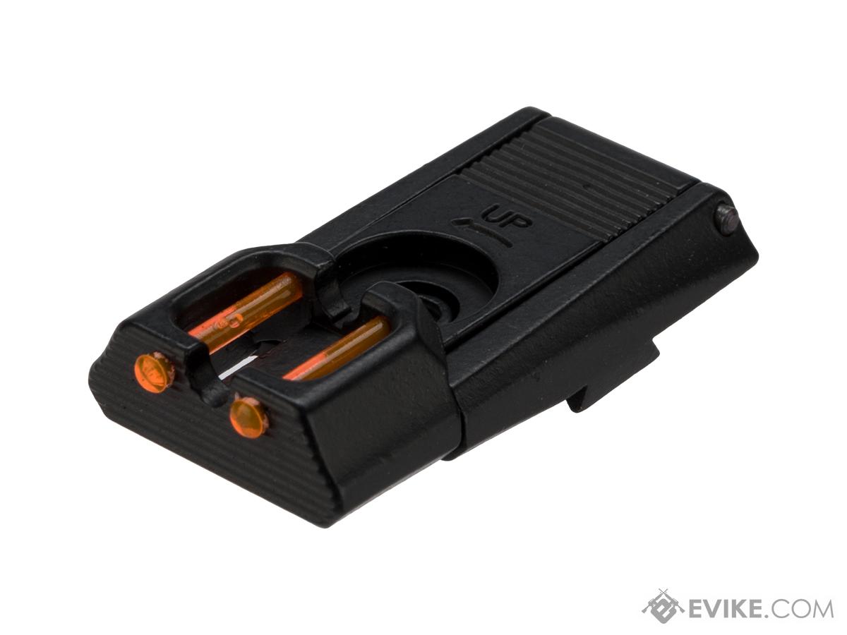 AW Custom HX Adjustable Rear Sight with Fiber Optic Inserts