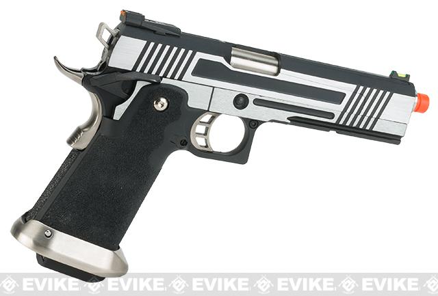 aw custom split frame hi capa competition grade gas blowback airsoft armorer works hi capa