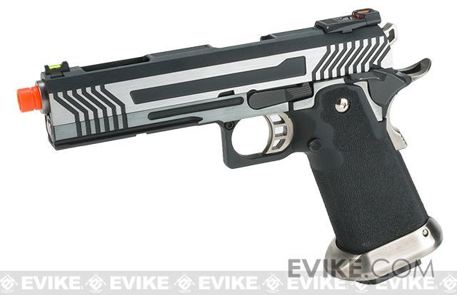 AW Custom Hi-Capa Competition Grade Gas Blowback Airsoft Pistol (Color: Two-Tone)