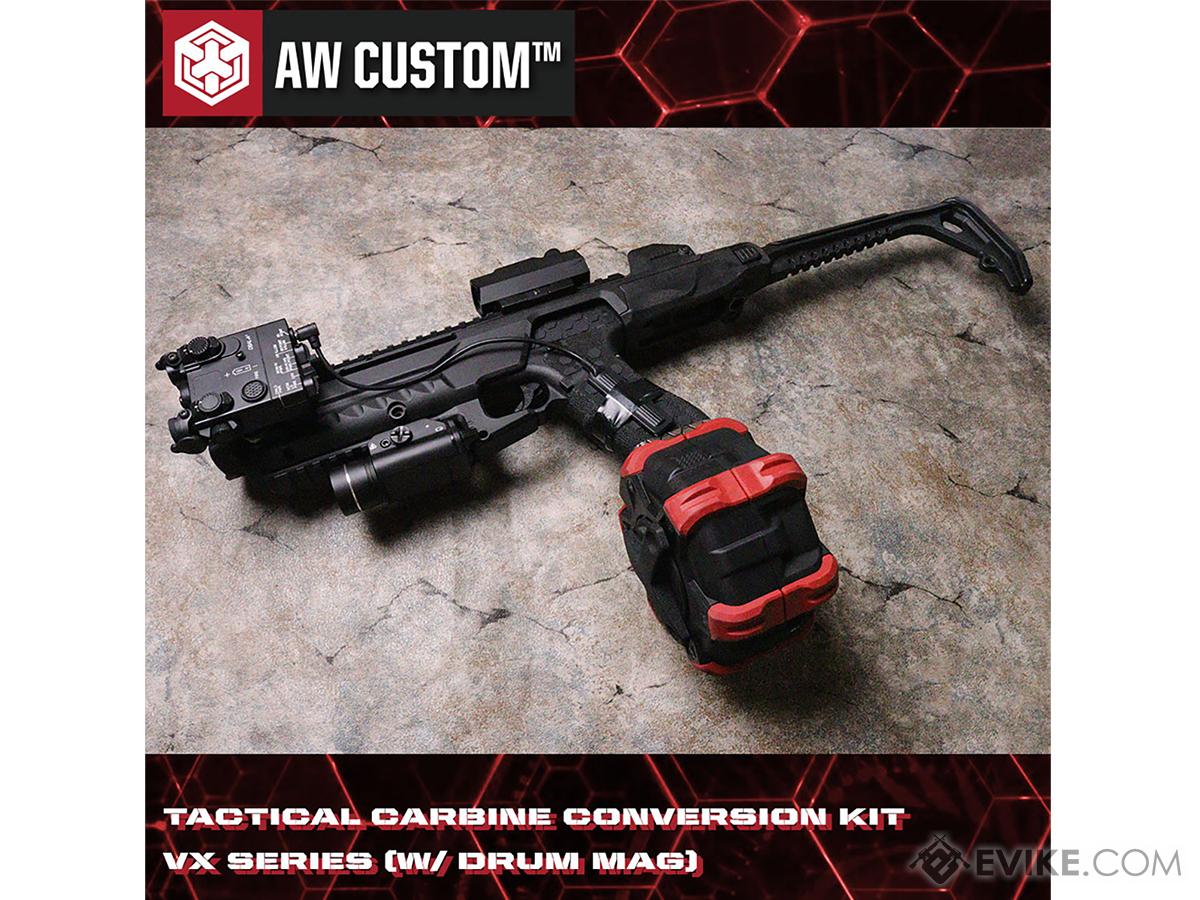 AW Custom VX Tactical Pistol Carbine Conversion Kit (Model: FDE /  Full-Auto Glock 18C), Airsoft Guns, Gas Airsoft Pistols -  Airsoft  Superstore