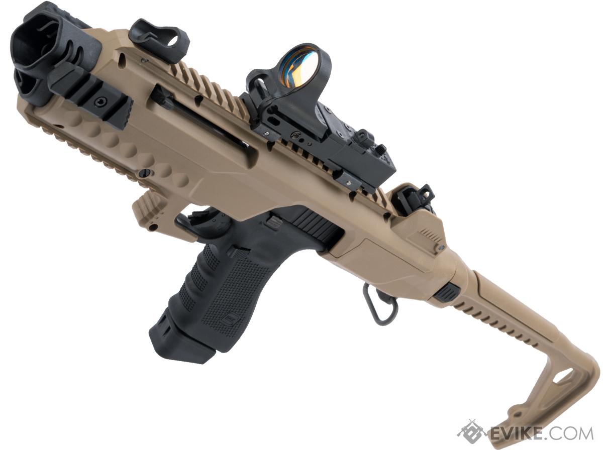 AW Custom VX Tactical Pistol Carbine Conversion Kit (Model: FDE / Umarex Glock 17 CO2 Semi-Auto)