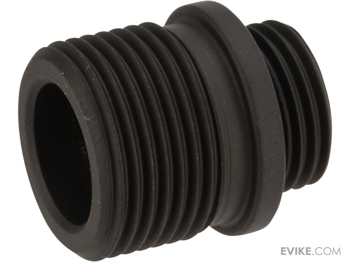 EMG / AW Custom / WE / TM Threaded Adapter for GBB Pistol Outer Barrels (Color: Black)
