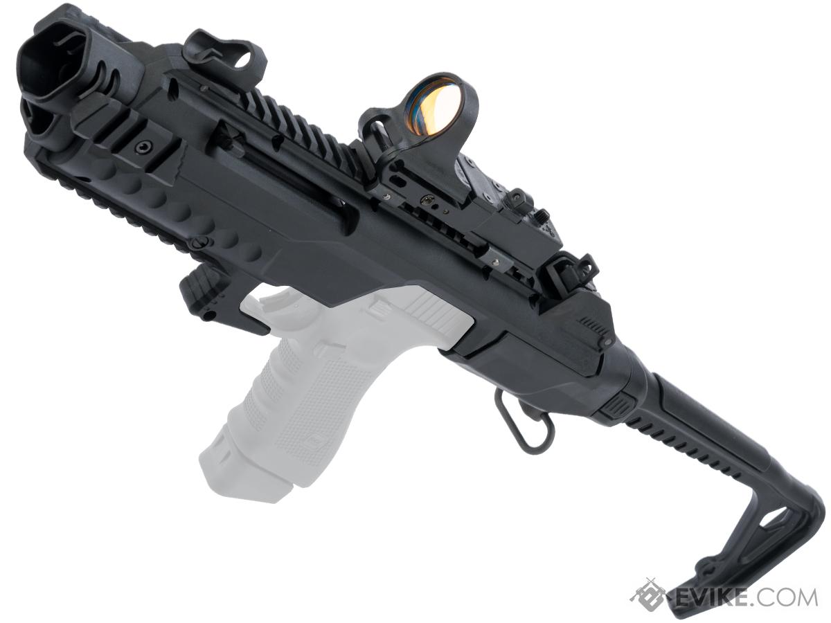 AW Custom VX Tactical Pistol Carbine Conversion Airgun/Airsoft Kit (Model: Black / Kit Only)