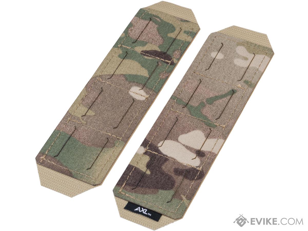 AXL Advanced Pouch Anywhere Upgrade Panel Set for MOLLE Tactical Pouches (Model: 4 Wide / Multicam)