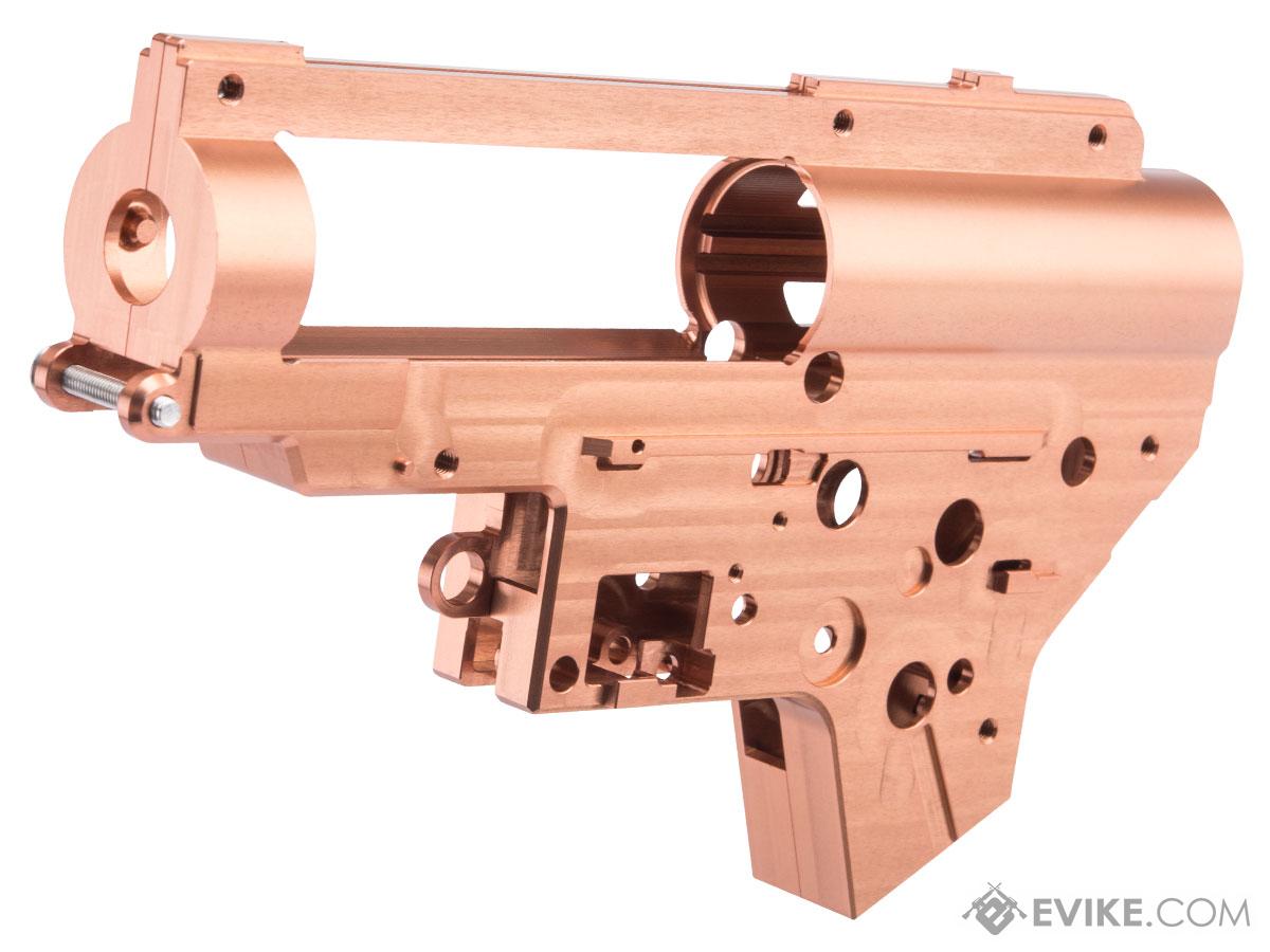 Aztech Innovations Scythe CNC 7075 Aluminum Gearbox for M4/M16 Gel Ball Blaster Rifles (Color: Copper)