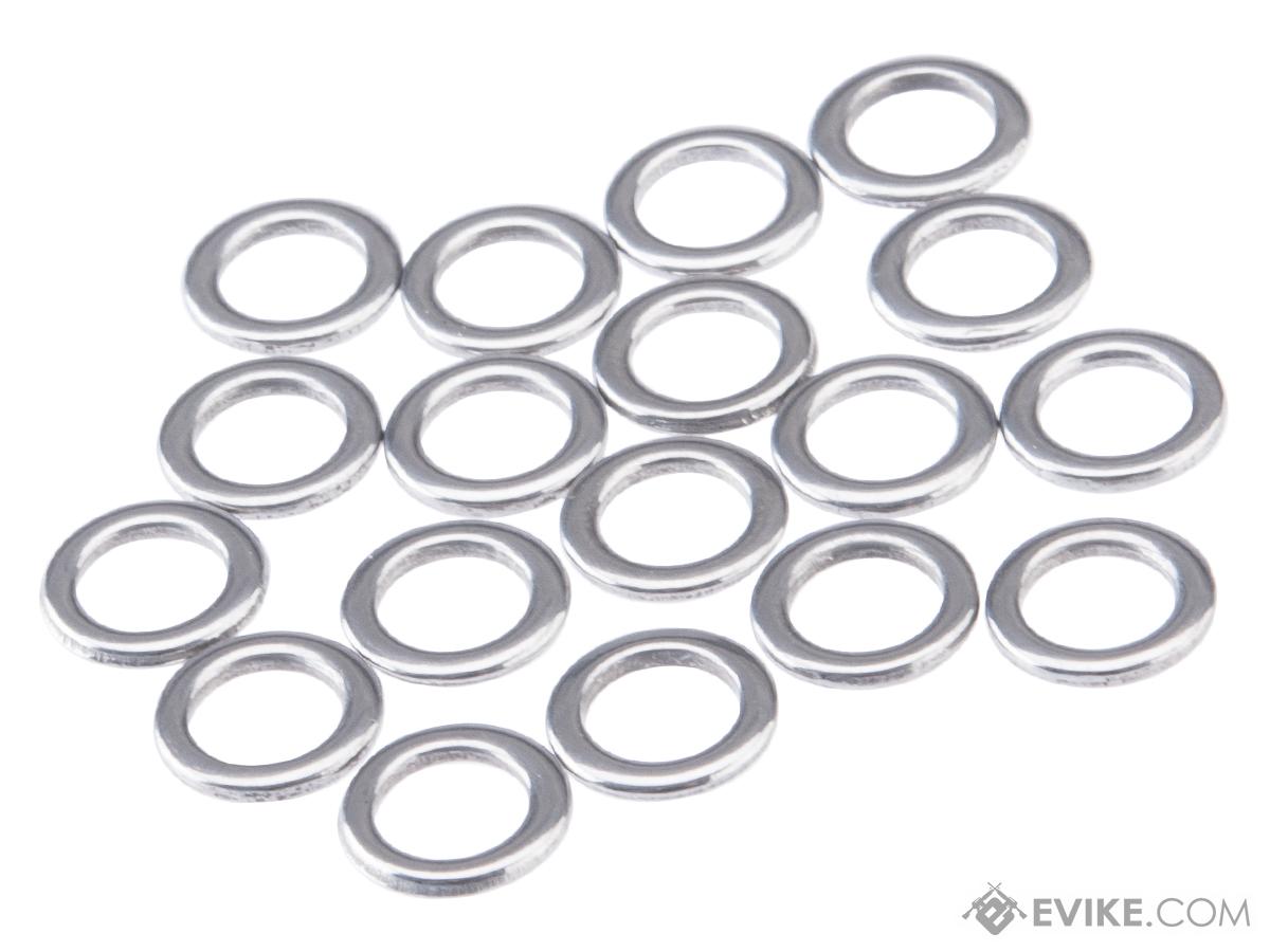 Battle Angler Steel Flat Solid Ring Pack of 20 pcs (Size: #3.5 / 300 LBS)