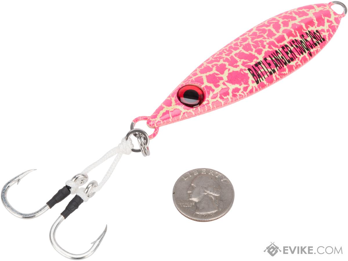 Battle Angler Phantom-Fall Jigging Lure Fishing Jig (Model: 150g Pink Fissure)