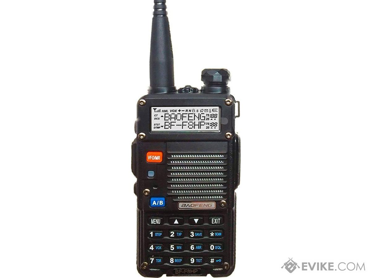 BaoFeng BF-F8HP 8-Watt Dual Band Two-Way Radio (Package: Radio