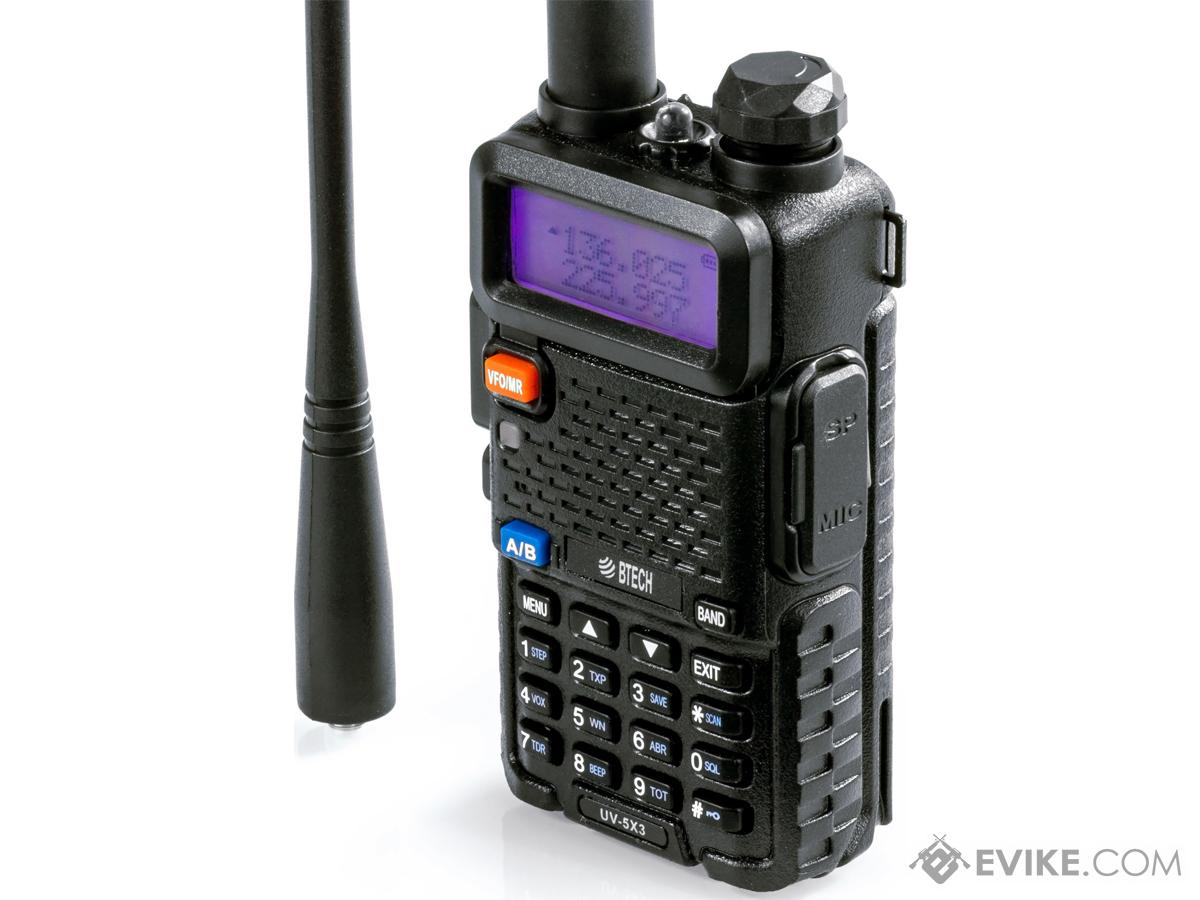 BaoFeng UV-5X3 5-Watt Tri-Band Radio (Package: Radio Only)