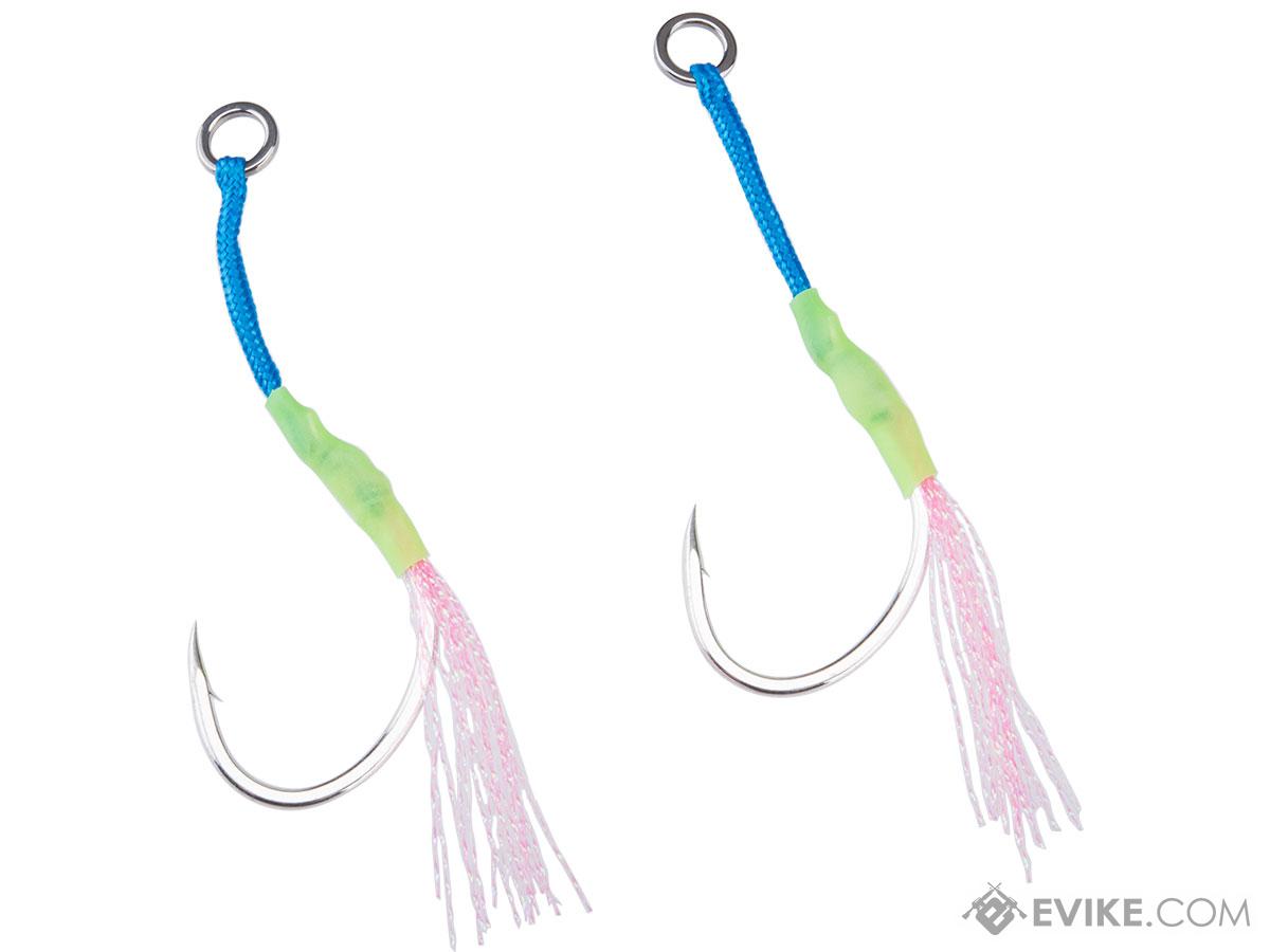 Battle Angler Single Glow Shrink Tail Assist Hook (Color: Light