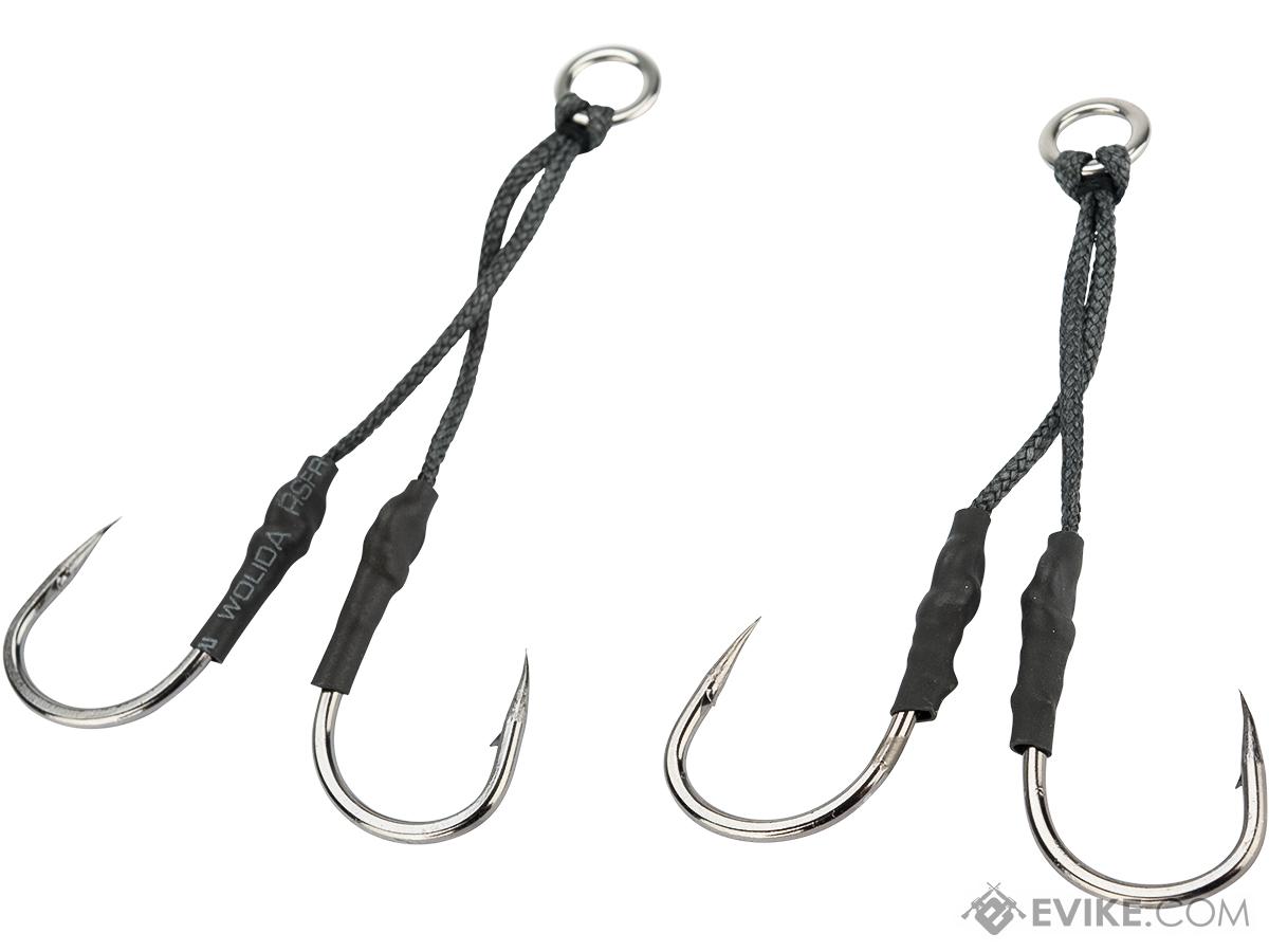 Battle Angler Long Stinger Jigging Dancing Hook Set - Pack of 2 (Size: 5/0)