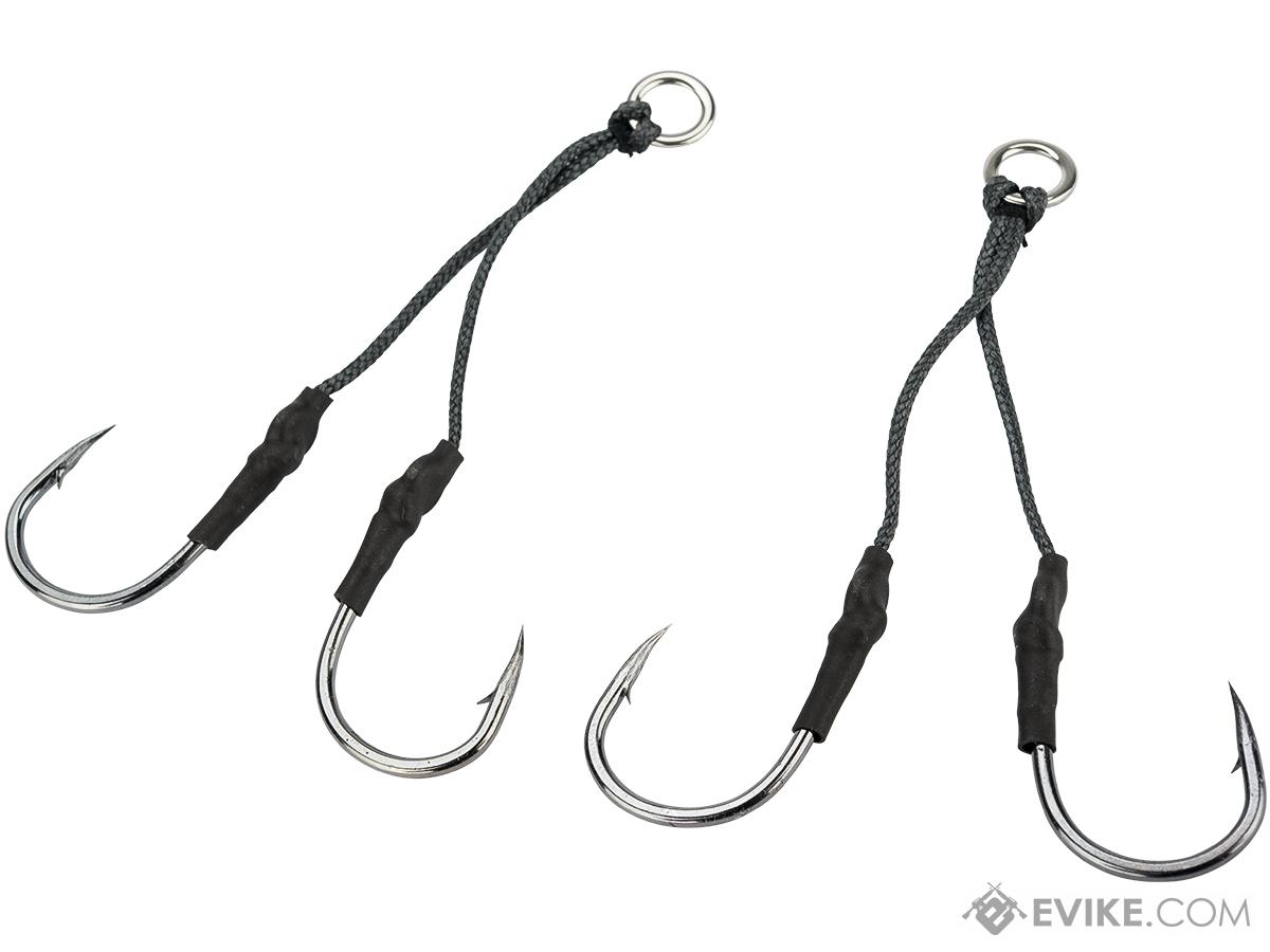 Battle Angler Long Stinger Jigging Dancing Hook Set - Pack of 2 (Size: 6/0)